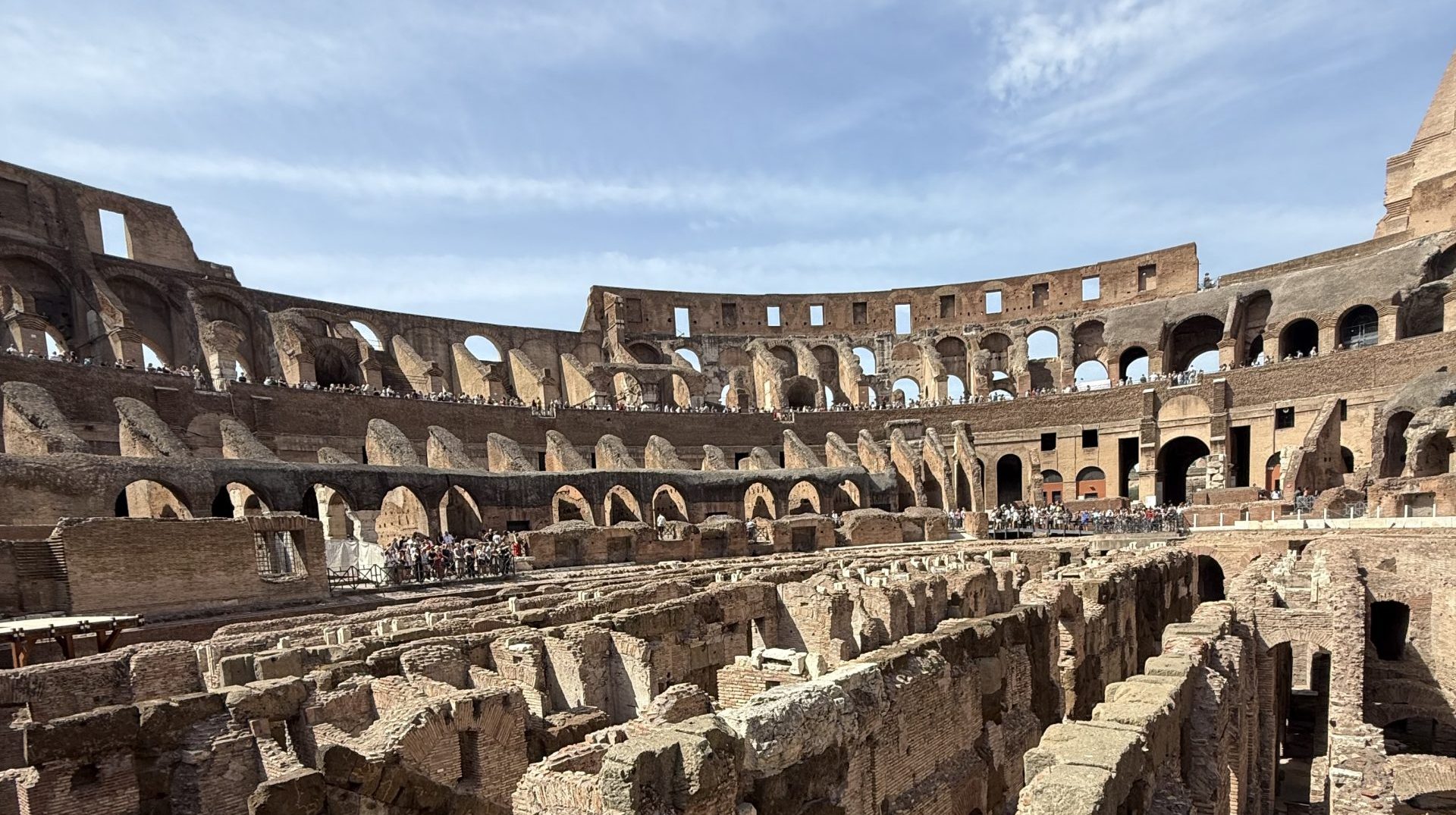 IMG_6613 Photo of the interior of the Colosseum from the author's 3-day Rome itinerary adventure.